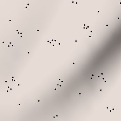 Random messy speckles and spots minimalist style scandinavian dots neutral nursery ivory black