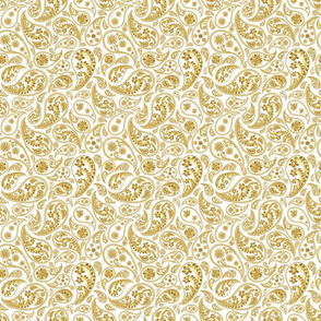 Paisley golden pattern