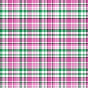 Red clover ink plaid 4x4