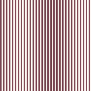 STRIPES IN MAROON