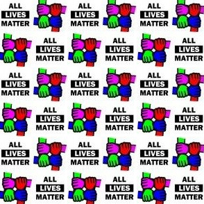 All Lives Matter - 1" squares