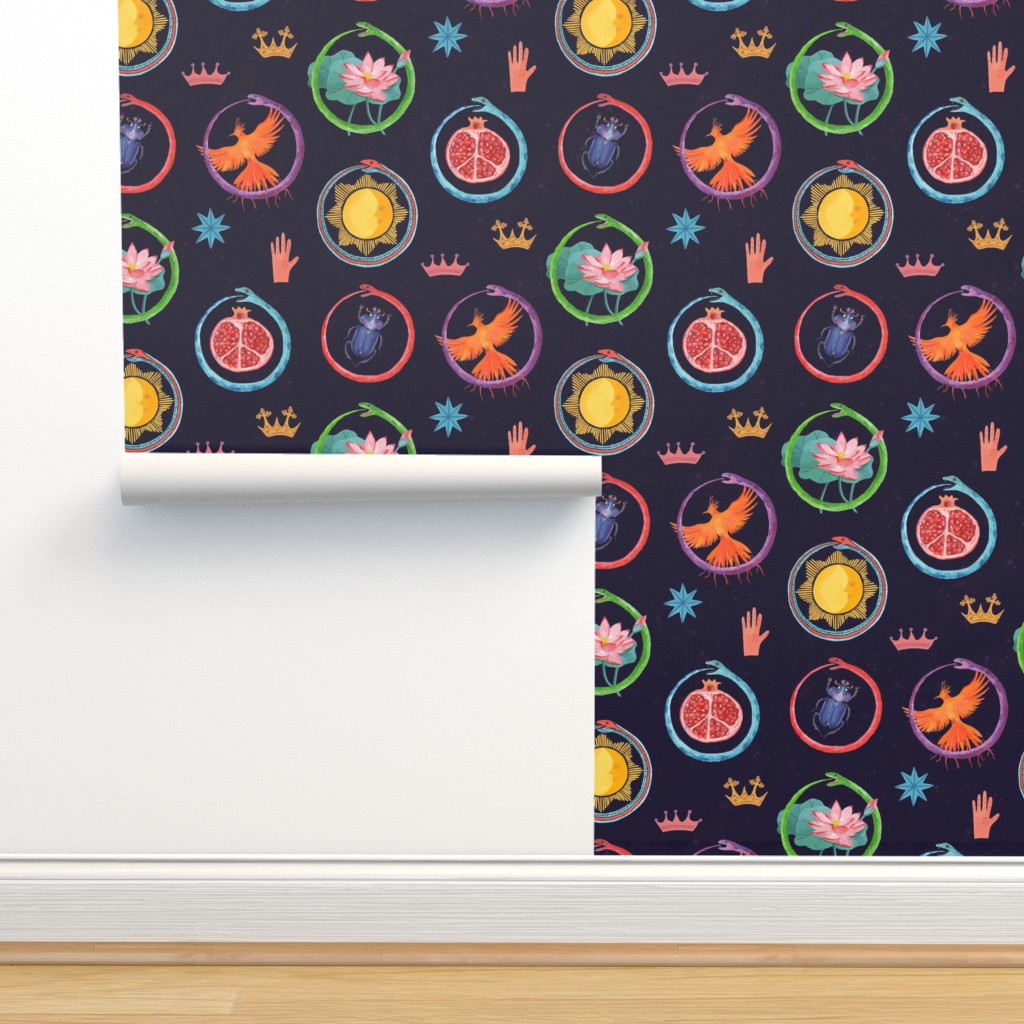 Ouroboros LARGE Wallpaper | Spoonflower