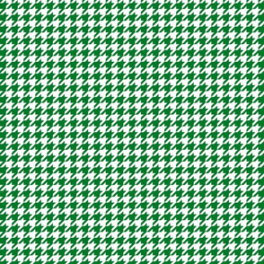 Green White Houndstooth Check Tissue Abstract Figures