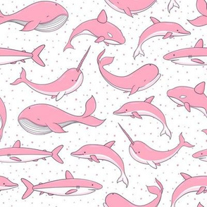 Pink Sea Animals