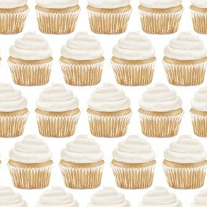 vanilla cupcakes - white