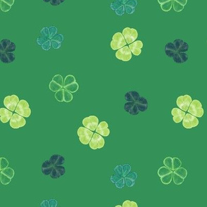 clover toss - royal green
