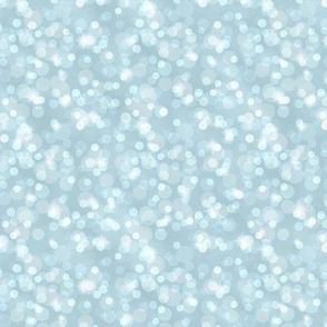 Small Sparkly Bokeh Pattern - Pastel Blue Color