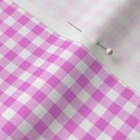 gingham pink