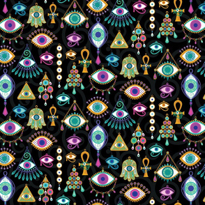 Mystical Eyes in Jeweltones