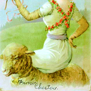 192-10 Vintage Easter Postcard