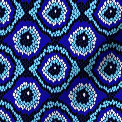 Evil Eye Snakeskin Pattern II