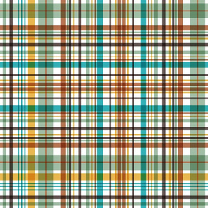 WINTER COLORS PLAID 1 WHITE