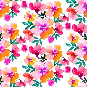 Bright coloured florals springtime