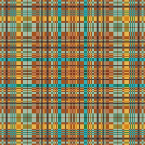 WINTER COLORS PLAID 4 COPPER