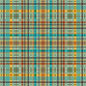 WINTER COLORS PLAID 4 JADE