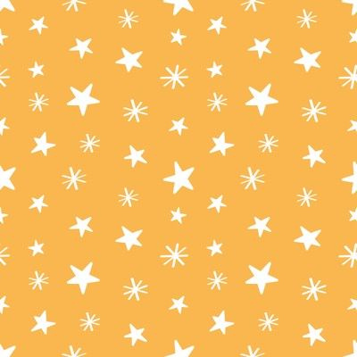 Yellow Stars Fabric, Wallpaper and Home Decor | Spoonflower