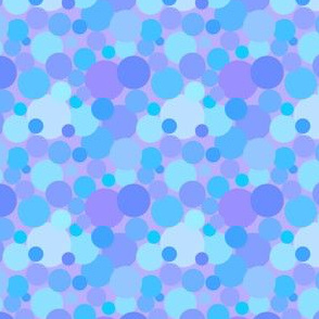 130 Random Spots blue