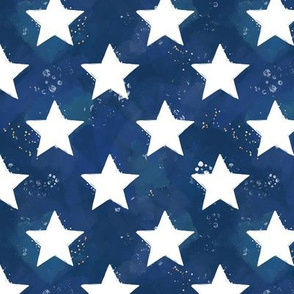 Patriotic Navy/White Stars 4th of July