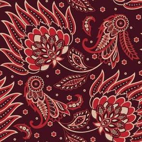 Floral Paisley ornament