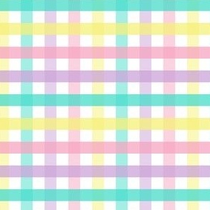 Pastel  Gingham on white home decor tablecloth napkins