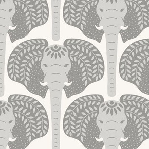Elephant heads - Gray