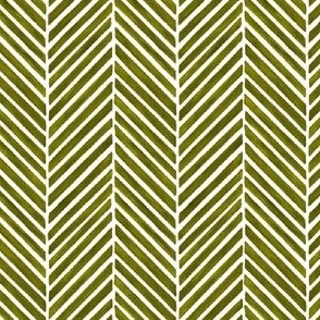 Green Herringbone