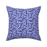 Black Wrench Pattern Bluish Purple