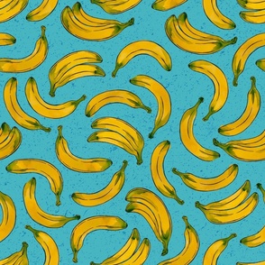 This is Bananas on Blue by ArtfulFreddy