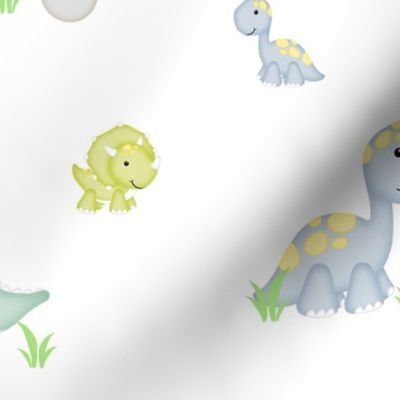 Dinosaur Watercolor Baby