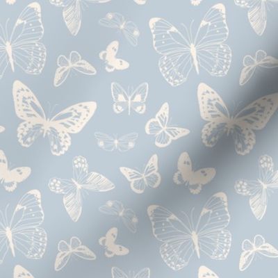 Butterflies in Periwinkle-5.25