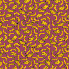 This is Bananas on Purple (small scale) by ArtfulFreddy