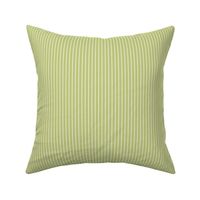 Small Pear Green Pin Stripe Pattern Vertical in White