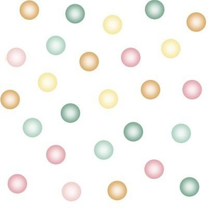 balloon dots in spring colors