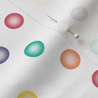 balloon dots - crayon rainbow