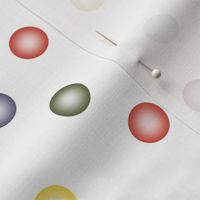 balloon dots - autumncolors on white