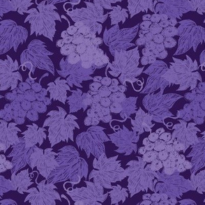 Grapes bag darker purple pattern