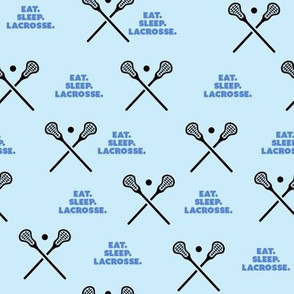 Lacrosse Blue Background