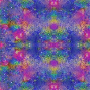 Psychedelic Nebula I (smaller, mirrored)