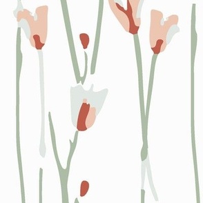 Tulipe (Colors: Bright Coral, Pink Canyon, Mint Moss, + Mint Tint)
