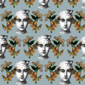 Vintage faces Wallpaper Icon wallpaper inspired fornasetti