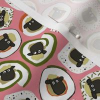 sheep sushi pink