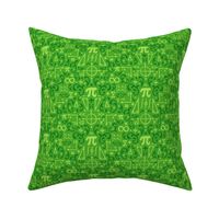  Mathematical Damask (Green)