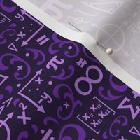  Mathematical Damask (Purple)