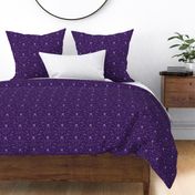  Mathematical Damask (Purple)