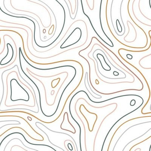 Colorful topographic map pattern