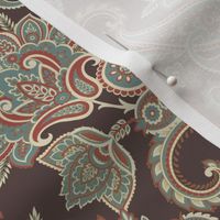 Floral Paisley pattern in indian style