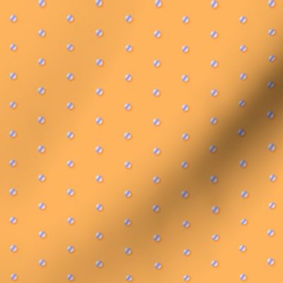 Mini Polka Dot Wonders in Lavender Gradient on Orange