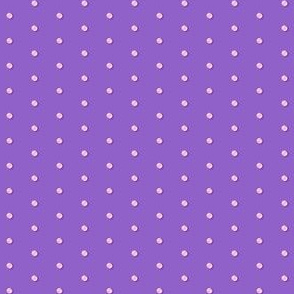Mini Polka Dot Wonders - Gradient Pink on Purple