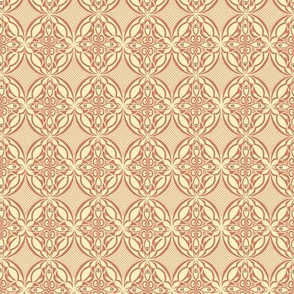 Medallion-Damask Ditsy Peach 