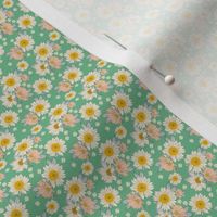 Sunflowers in Teal-01